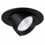 Noxion Faretti LED Forza V2 Aluminium Nero 28/32/36/40W - 3300/3700/4100/4500lm 36D - 930-940-957 CCT | 160mm - Ritaglio 145mm - Miglior Resa Cromatica
