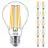 Confezione Multipack 10x Philips Corepro LED Bulbo E27 Pera Chiara 17W 2452lm - 827 Bianco Molto Caldo | Sostitutiva 150W