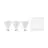 Confezione Multipack 3x Eglo Faretti LED GU10 4.9W 420lm - 827-865 Regolabile Bianca + RGB | Zigbee Dimmerabile - Sostitutiva 40W